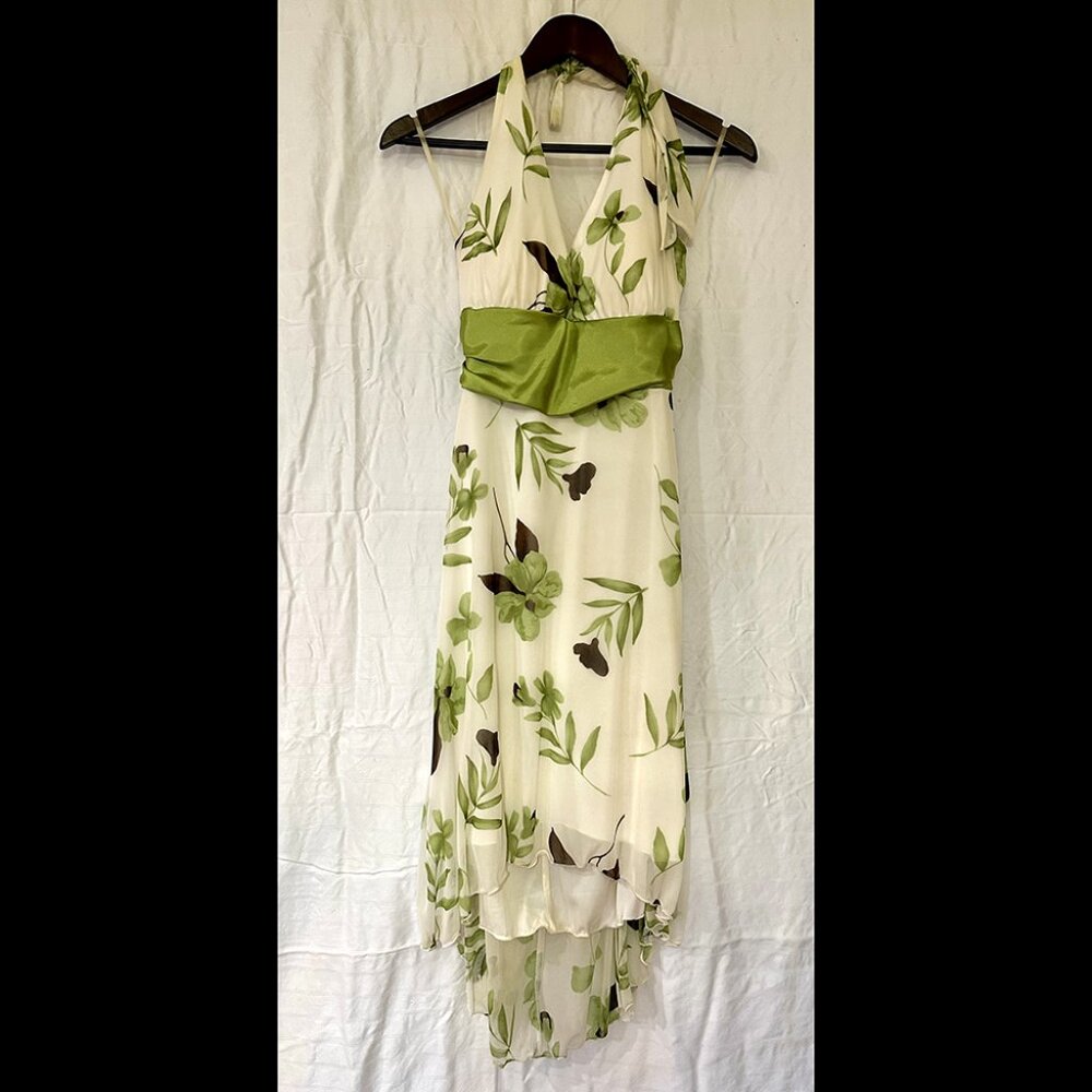 Floral Halter Summer Dress